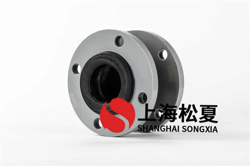 DN80口徑氟橡膠材質橡膠軟連接,承壓30公斤壓力